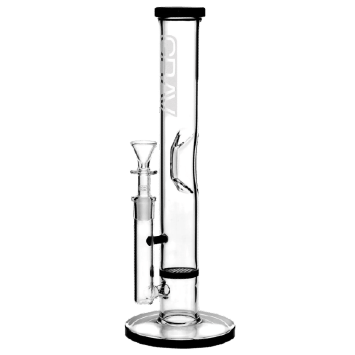 GRAV Straight Honeycomb Perc Disc Bong 