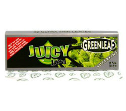 Juicy Jay's Super Fine Green Leaf 1 1/4 Rolling Papers