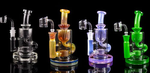 The"Patty Cake" Klein Style Incycler Recycler Dab Rig