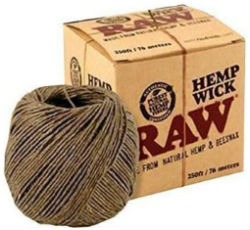 RAW Hemp Wick 100ft Spool