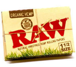 RAW Organic Hemp 1 1/2 Rolling Papers