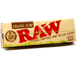 RAW Organic Hemp 1 1/4 Rolling Papers