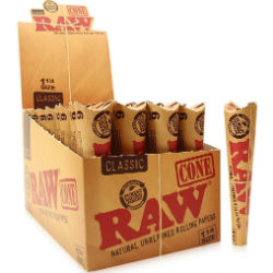 Raw Classic 1 1/4 Pre Rolled Cones