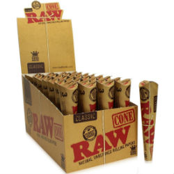 Raw Classic King Size Pre Rolled Cones