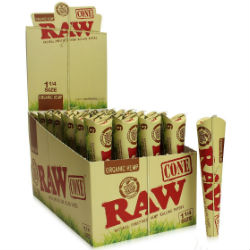 Raw Organic 1 1/4 Pre Rolled Cones