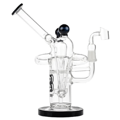 Recycler Vapor Bubbler with Showerhead & Honeycomb Disc Perc