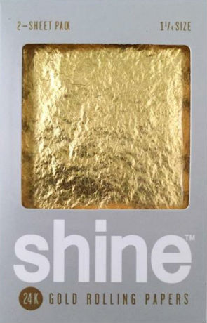 Shine 24K Gold 1 1/4 Rolling Papers