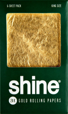 Shine 24K Gold King Size Rolling Papers