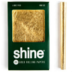 Shine 24K Gold King Size Rolling Papers
