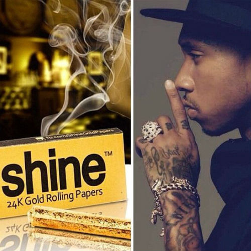 Tyga Shine 24K Gold Rolling Papers