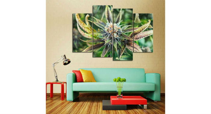 Cannabis Decor Canvas