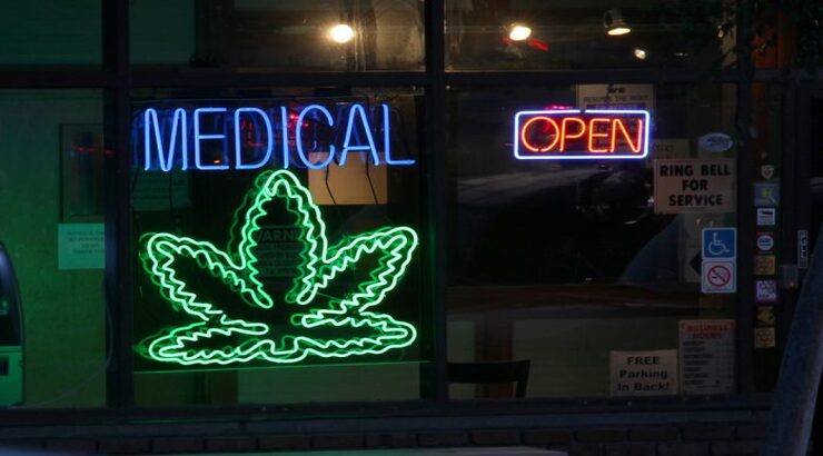 Medical Marijuana dispensary sign