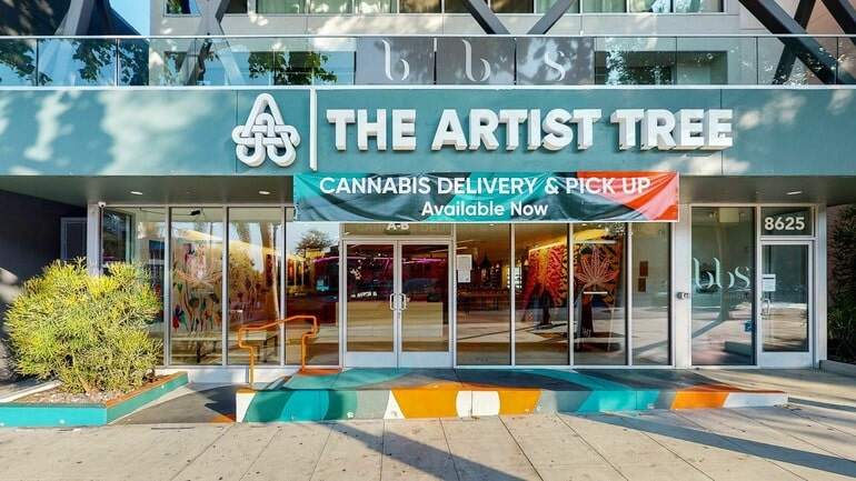 The Artist Tree dispensary storefront