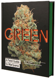 Weed Decor Green Coffee Table Book
